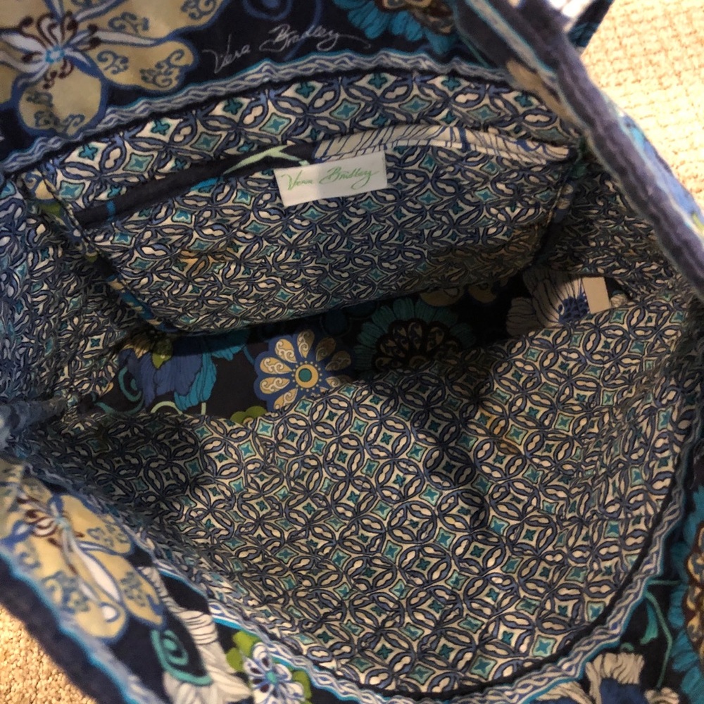 Vera Bradley Tote in Mod Floral Blue - Picture 6 of 16